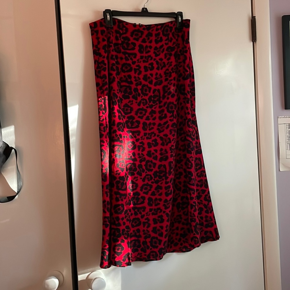 Abound cheetah maxi skirt